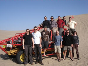 The Group with a Sand Buggy, Huacachina